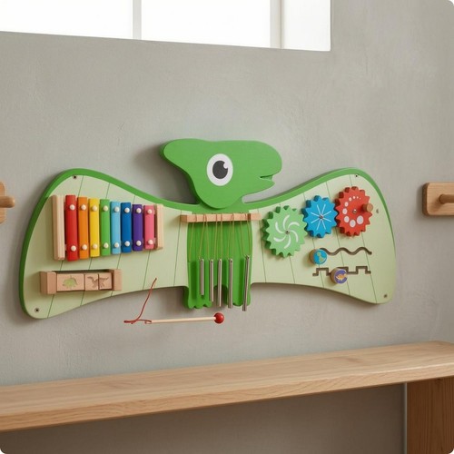 Wall mounted busy board - board, fine