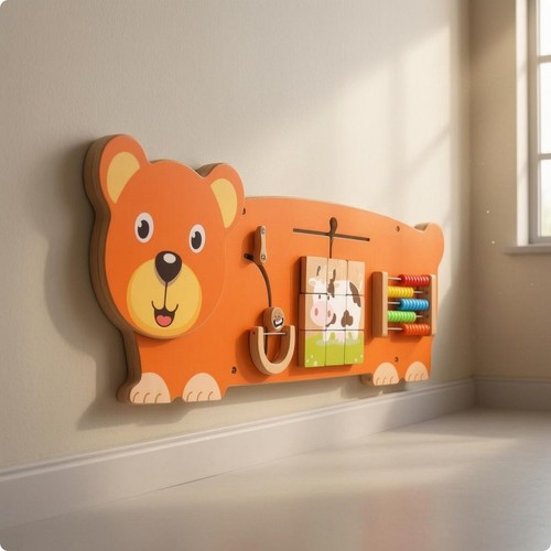Wall mounted busy - busy, board