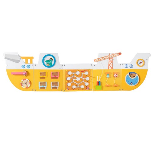 Wooden wall busy board - wooden,