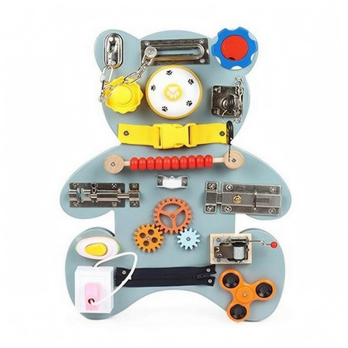 Wooden wall busy board - wooden,