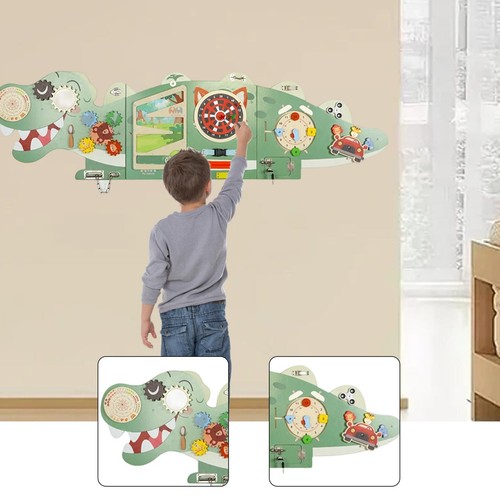 Wooden activity wall busy - wooden,