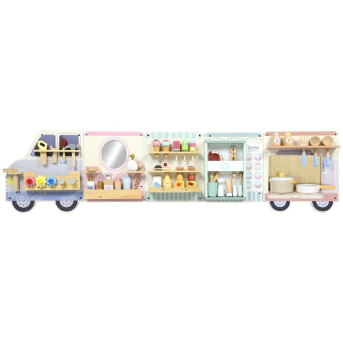 Wooden busy board - wooden, 5
